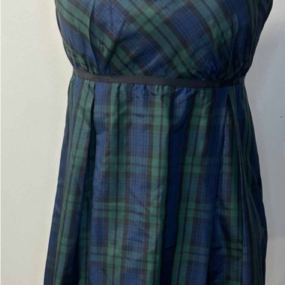 Vineyard Vines ballroom dress black watch tartan jalapeño